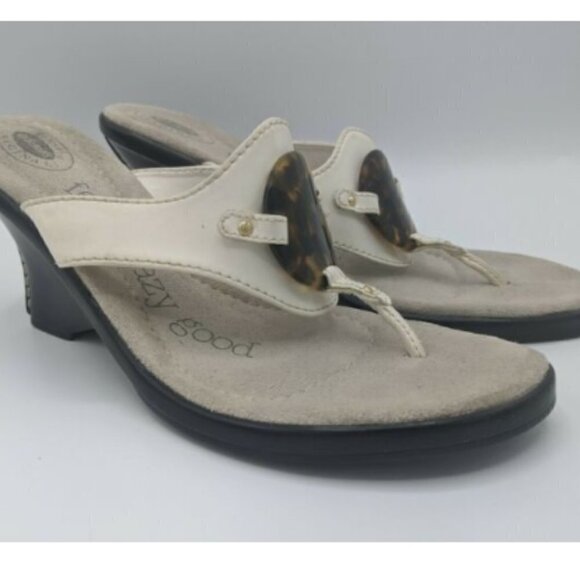 Dr Scholls Wedge Heel Sandals Feel Crazy Good 10M - Picture 1 of 8